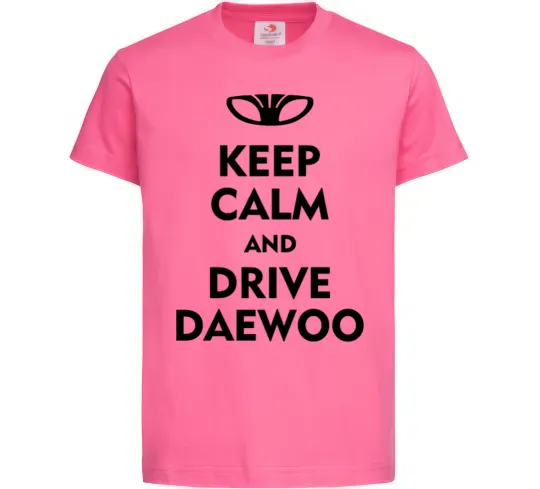 Детская футболка Drive daewoo Ярко-розовый фото