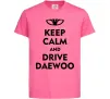 Детская футболка Drive daewoo Ярко-розовый фото