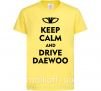 Детская футболка Drive daewoo Лимонный фото