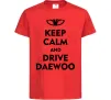 Детская футболка Drive daewoo Красный фото