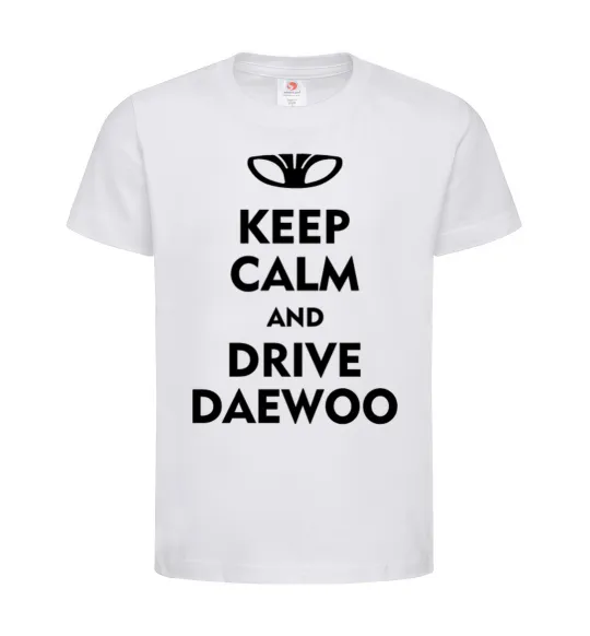 Детская футболка Drive daewoo Белый фото