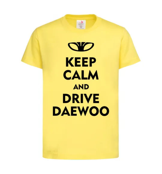 Детская футболка Drive daewoo Лимонный фото
