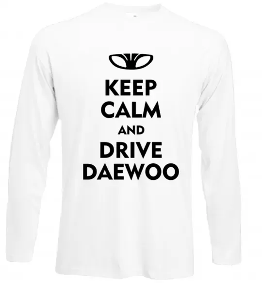 Лонгслив Drive daewoo Белый фото