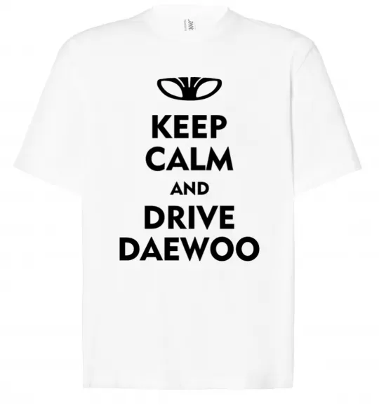 Футболка Оверсайз Drive daewoo Білий фото