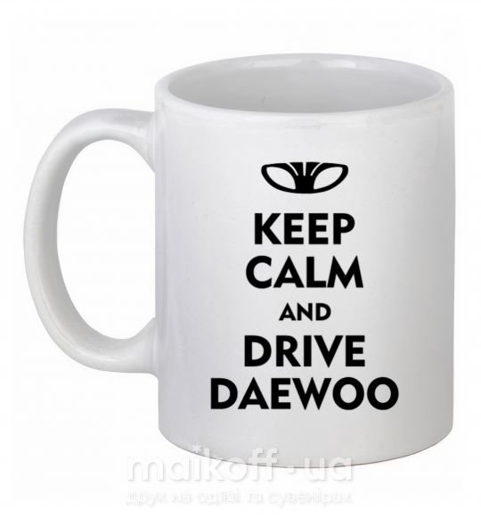 Чашка керамическая Drive daewoo Белый фото