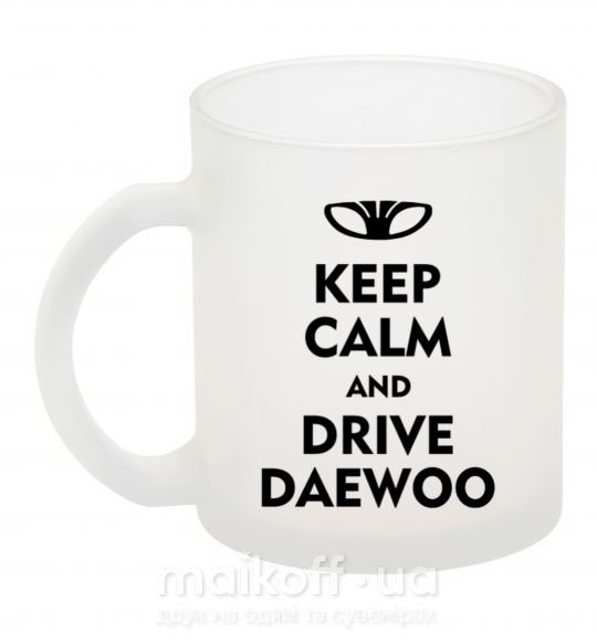 Чашка стеклянная Drive daewoo Фроузен фото