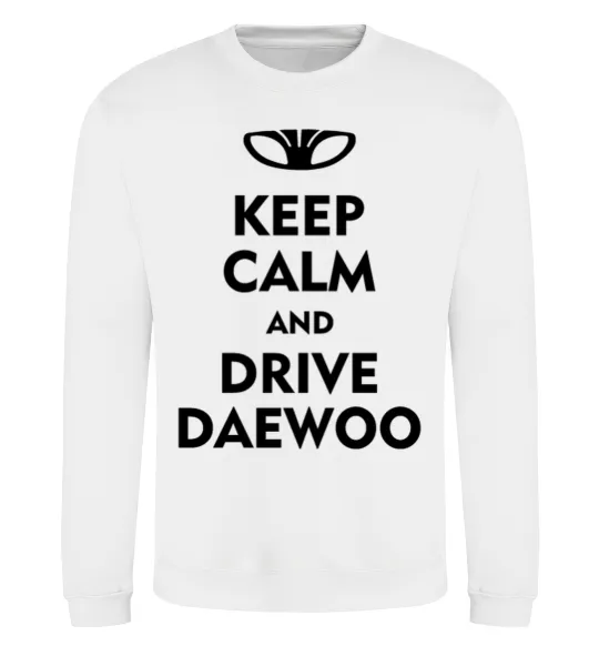 Свитшот Drive daewoo Белый фото