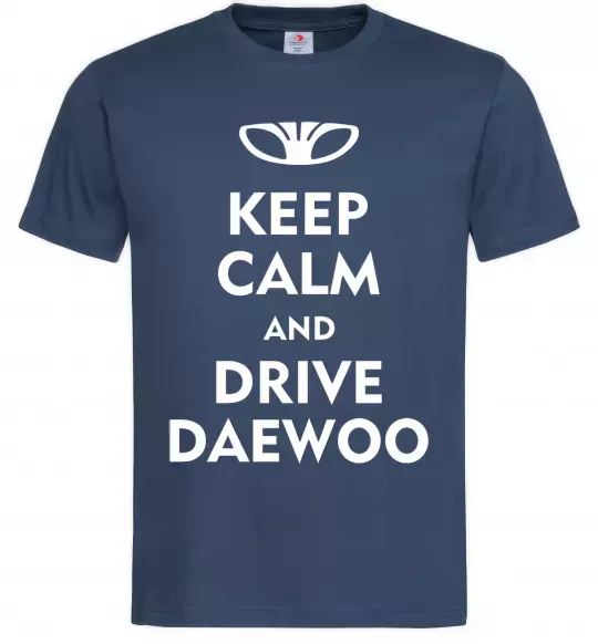Мужская футболка Drive daewoo Темно-синий фото