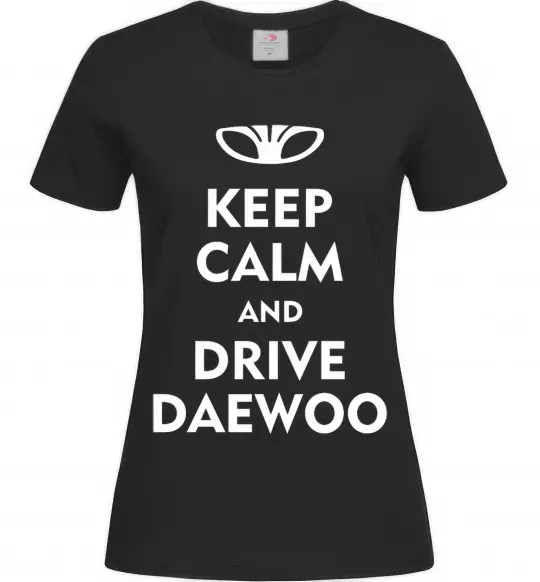 Женская футболка Drive daewoo Черный фото