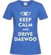 Женская футболка Drive daewoo Ярко-синий фото