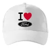 Кепка I Love Ford Белый фото