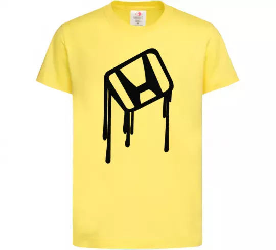 Детская футболка Хонда краплі Лимонный фото