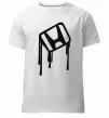 Чоловіча преміум футболка Хонда краплі Білий фото