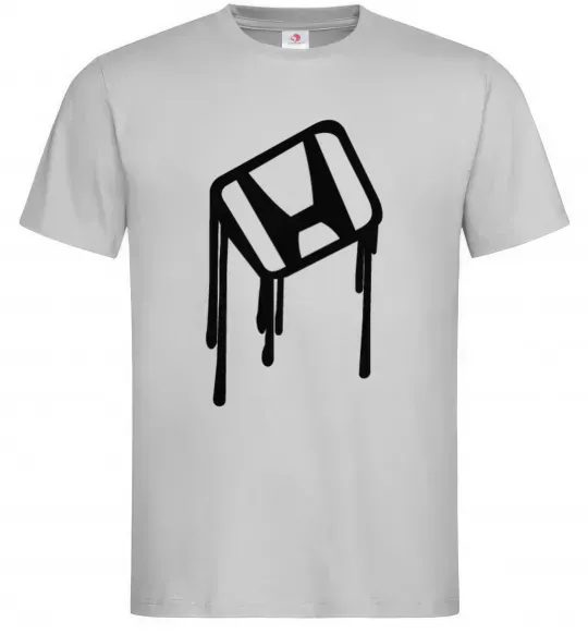 Мужская футболка Хонда краплі Серый фото