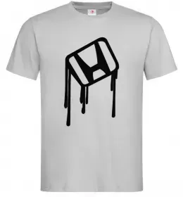 Мужская футболка Хонда краплі Серый фото