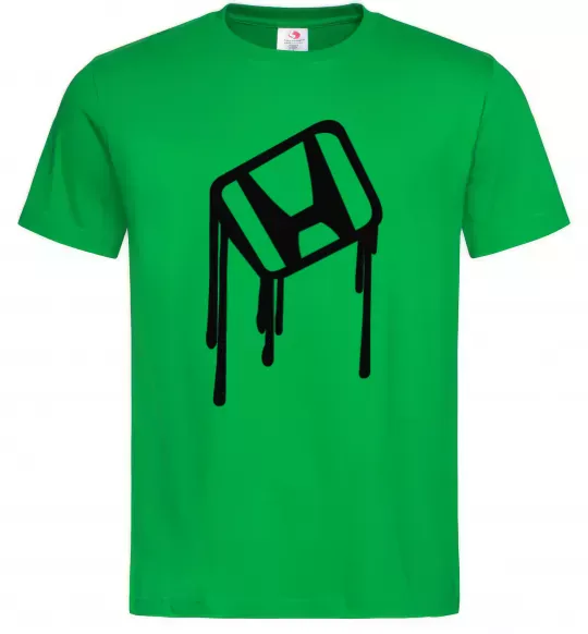 Мужская футболка Хонда краплі Зеленый фото