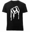 Чоловіча преміум футболка Хонда краплі Чорний фото