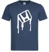 Мужская футболка Хонда краплі Темно-синий фото