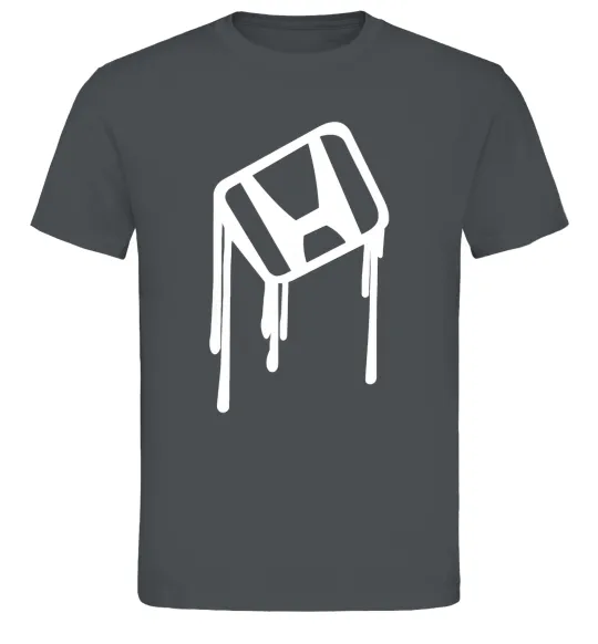 Мужская футболка Хонда краплі Графит фото