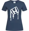 Жіноча футболка Хонда краплі Темно-синій фото