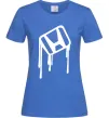 Жіноча футболка Хонда краплі Яскраво-синій фото