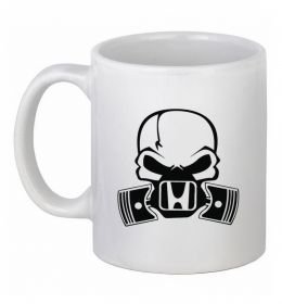 Чашка керамічна Череп Хонда