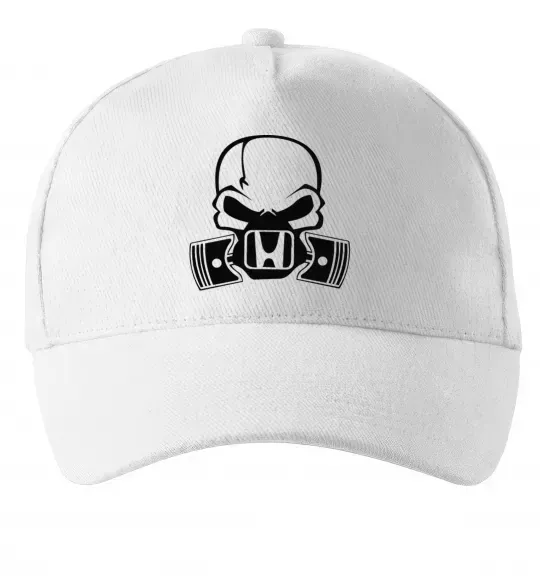 Кепка Череп Хонда Белый фото