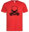 Чоловіча футболка Череп Хонда Червоний фото