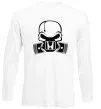 Лонгслив Череп Хонда Белый фото