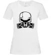 Жіноча футболка Череп Хонда Білий фото