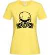 Жіноча футболка Череп Хонда Лимонний фото