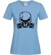 Жіноча футболка Череп Хонда Блакитний фото