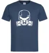 Чоловіча футболка Череп Хонда Темно-синій фото