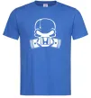 Чоловіча футболка Череп Хонда Яскраво-синій фото