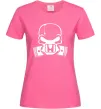 Жіноча футболка Череп Хонда Яскраво-рожевий фото