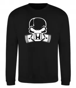 Свитшот Череп Хонда Черный фото