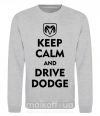 Світшот Drive Dodge Сірий меланж фото