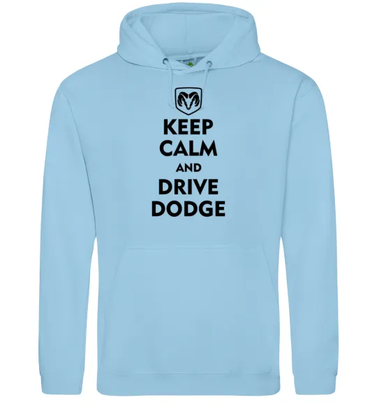 Женская толстовка (худи) Drive Dodge Голубой фото
