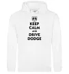 Мужская толстовка (худи) Drive Dodge Белый фото