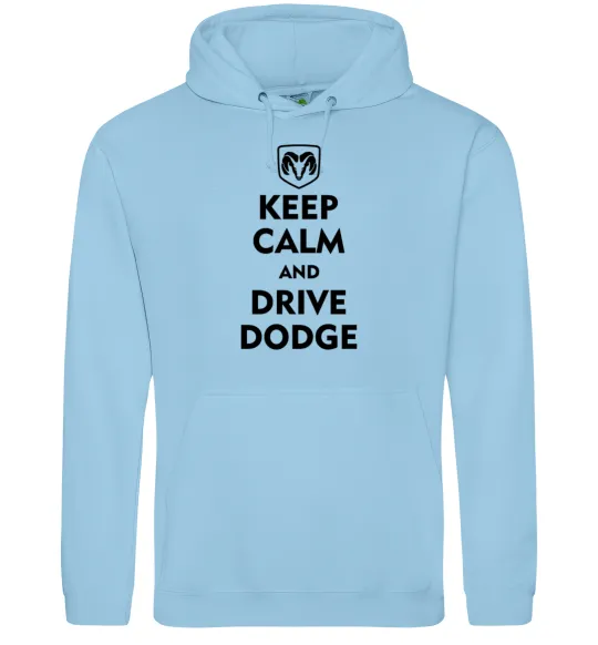 Чоловіча толстовка (худі) Drive Dodge Блакитний фото