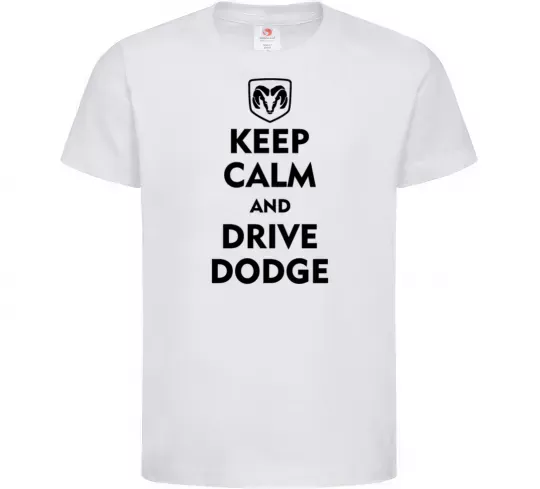 Дитяча футболка Drive Dodge Білий фото