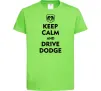 Дитяча футболка Drive Dodge Лаймовий фото