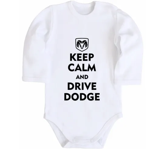 Дитячий бодік Drive Dodge Білий фото