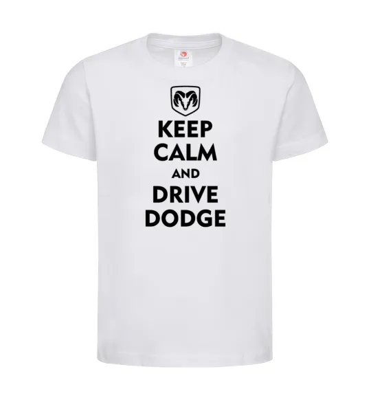 Дитяча футболка Drive Dodge Білий фото