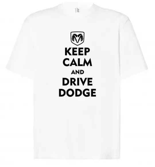 Футболка Оверсайз Drive Dodge Білий фото