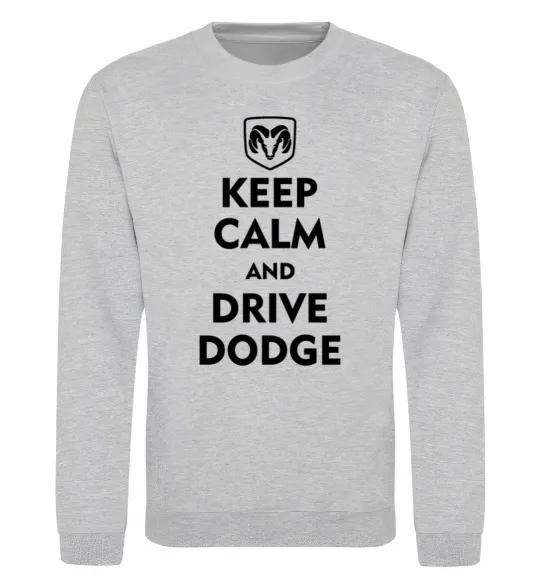 Свитшот Drive Dodge Серый меланж фото