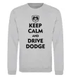 Свитшот Drive Dodge Серый меланж фото