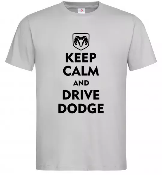 Мужская футболка Drive Dodge Серый фото