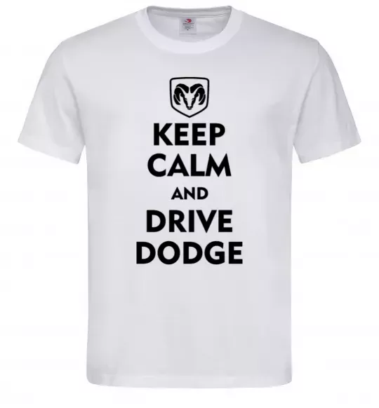 Мужская футболка Drive Dodge Белый фото