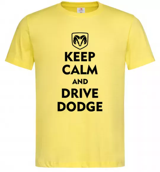 Мужская футболка Drive Dodge Лимонный фото